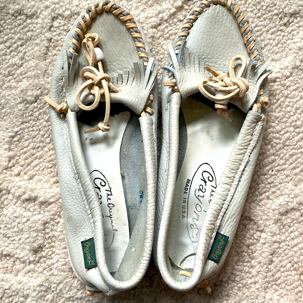 Vintage 80’s Crayon Moccasins
